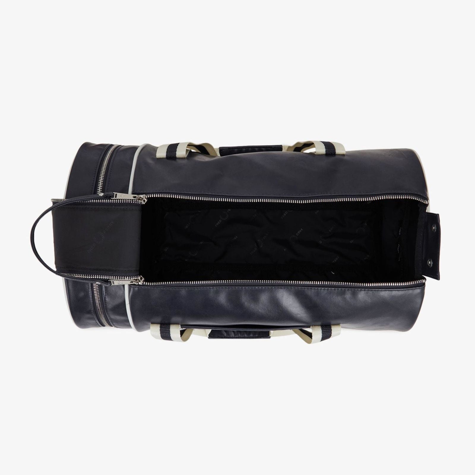 Classic Barrel Bag - Navy-Ecru