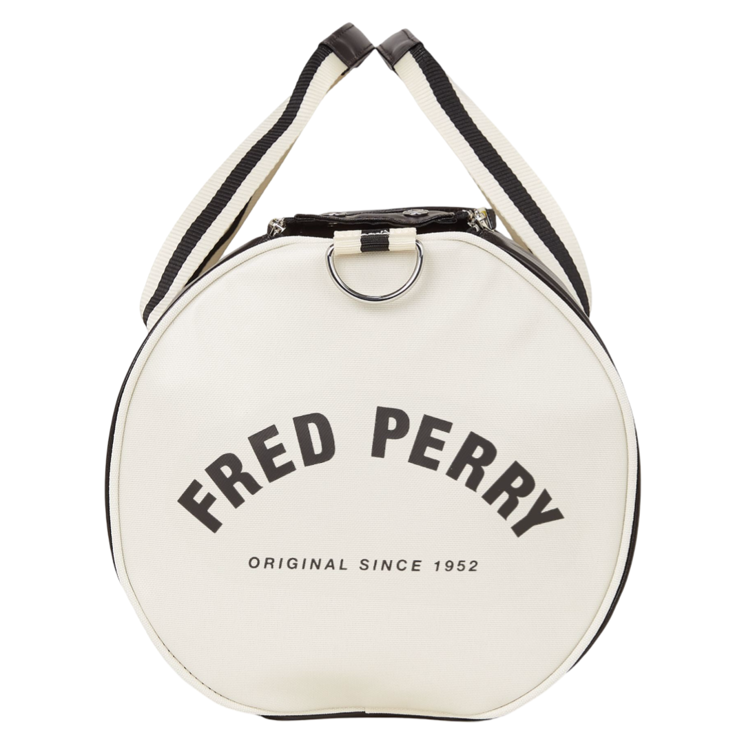 Classic Barrel Bag - Black/Ecru
