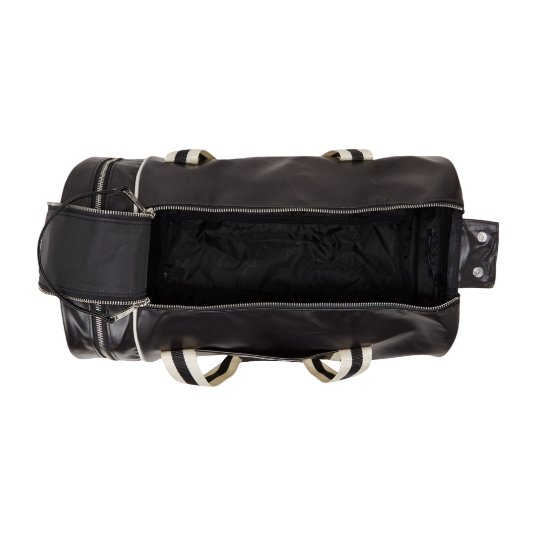 Classic Barrel Bag - Black/Ecru
