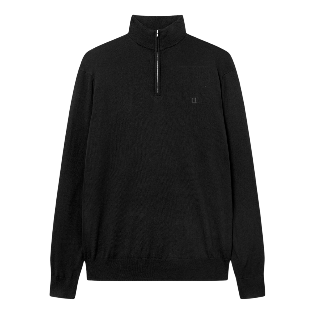 Greyson Half-Zip Merino Knit - Black