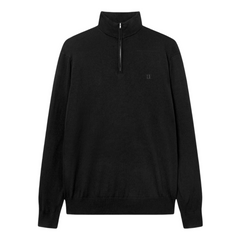 Greyson Half-Zip Merino Knit - Black