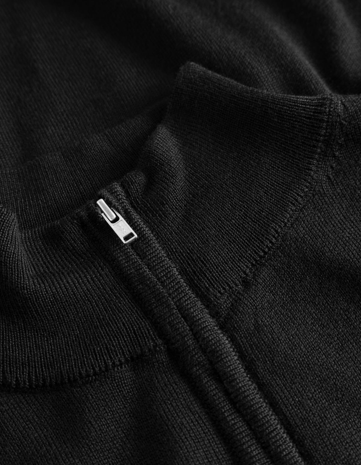 Greyson Half-Zip Merino Knit - Black