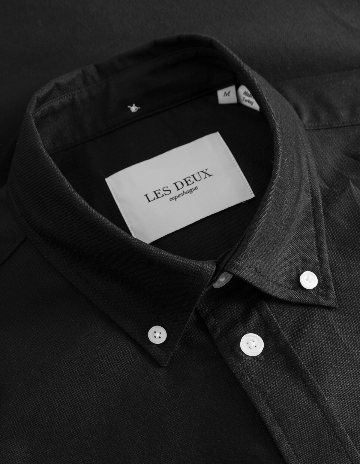 Konrad Oxford Shirt - Black