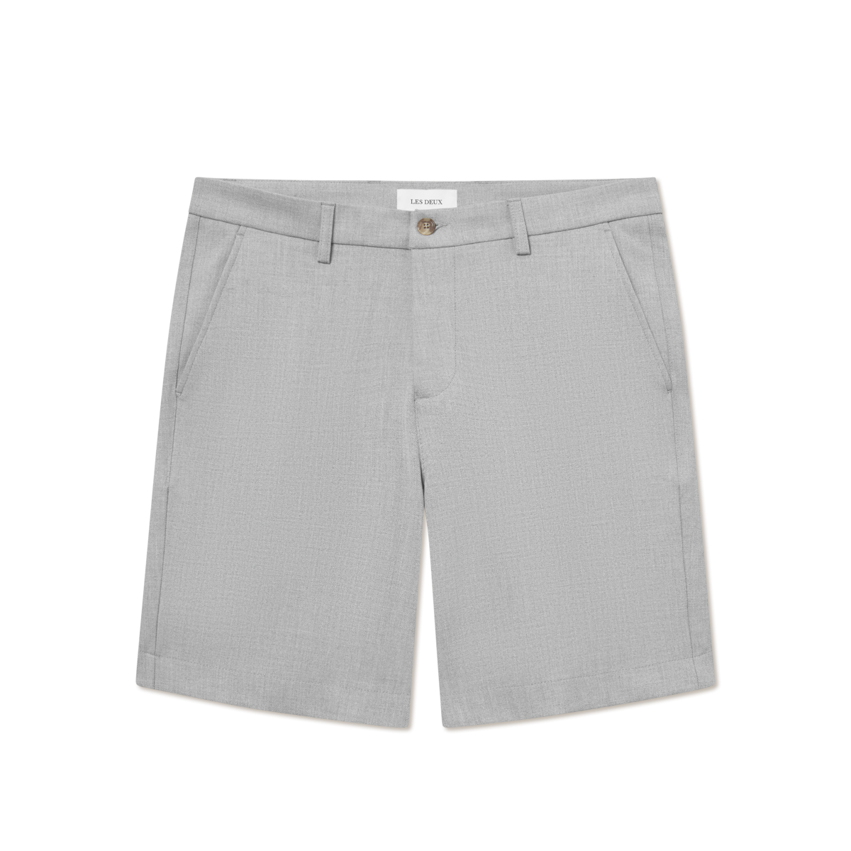 Como Regular Shorts - Light Grey Melange
