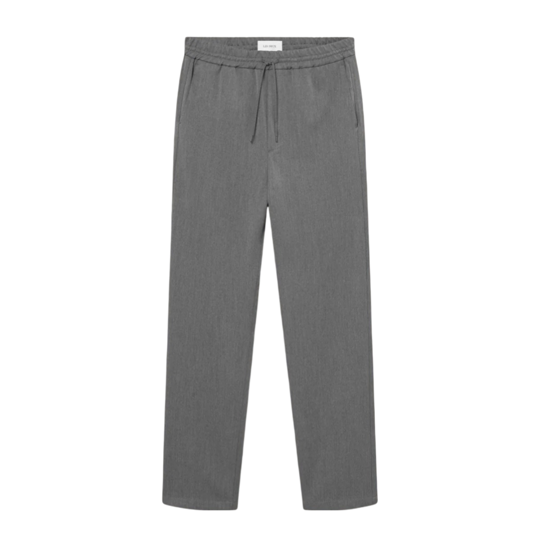 Patrick Drawstring Pants - Grey Melange