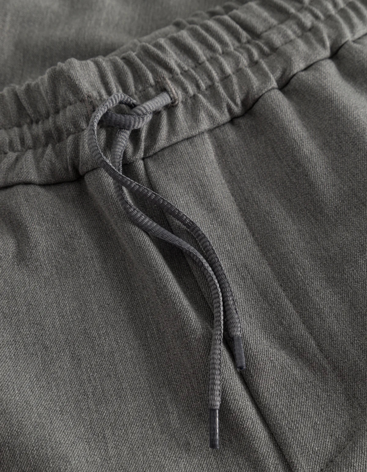 Patrick Drawstring Pants - Grey Melange