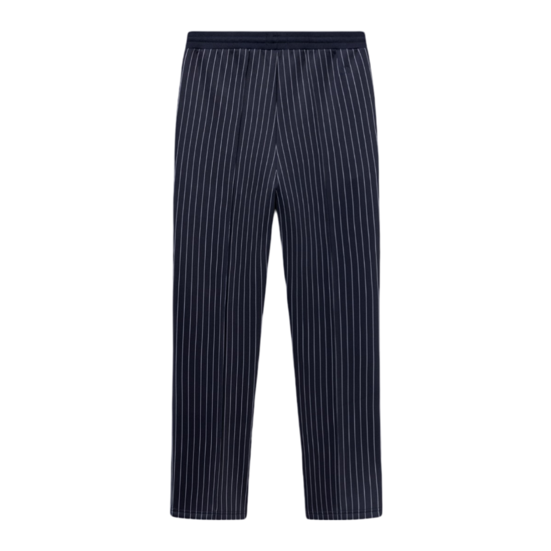 Ballier Casual Pinstripe Track Pants - Dark Navy/Light Ivory