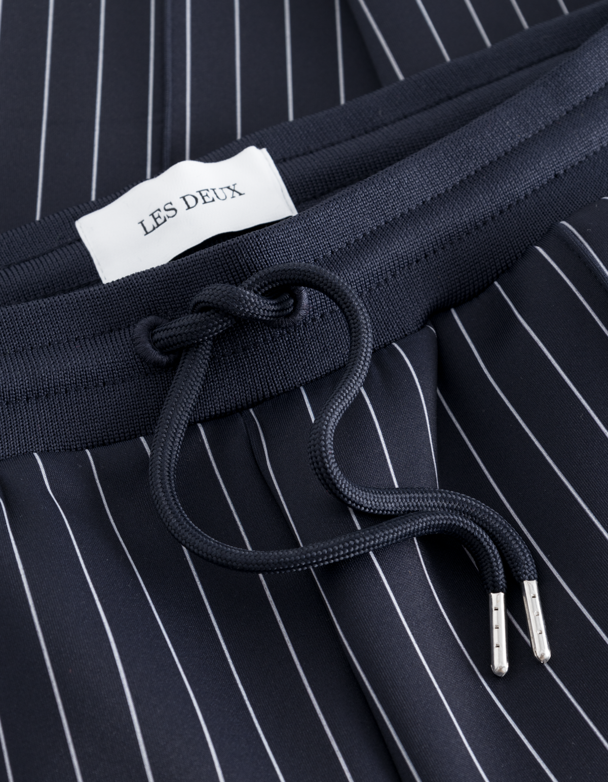 Ballier Pinstripe Track Pants - Dark Navy/Light Ivory