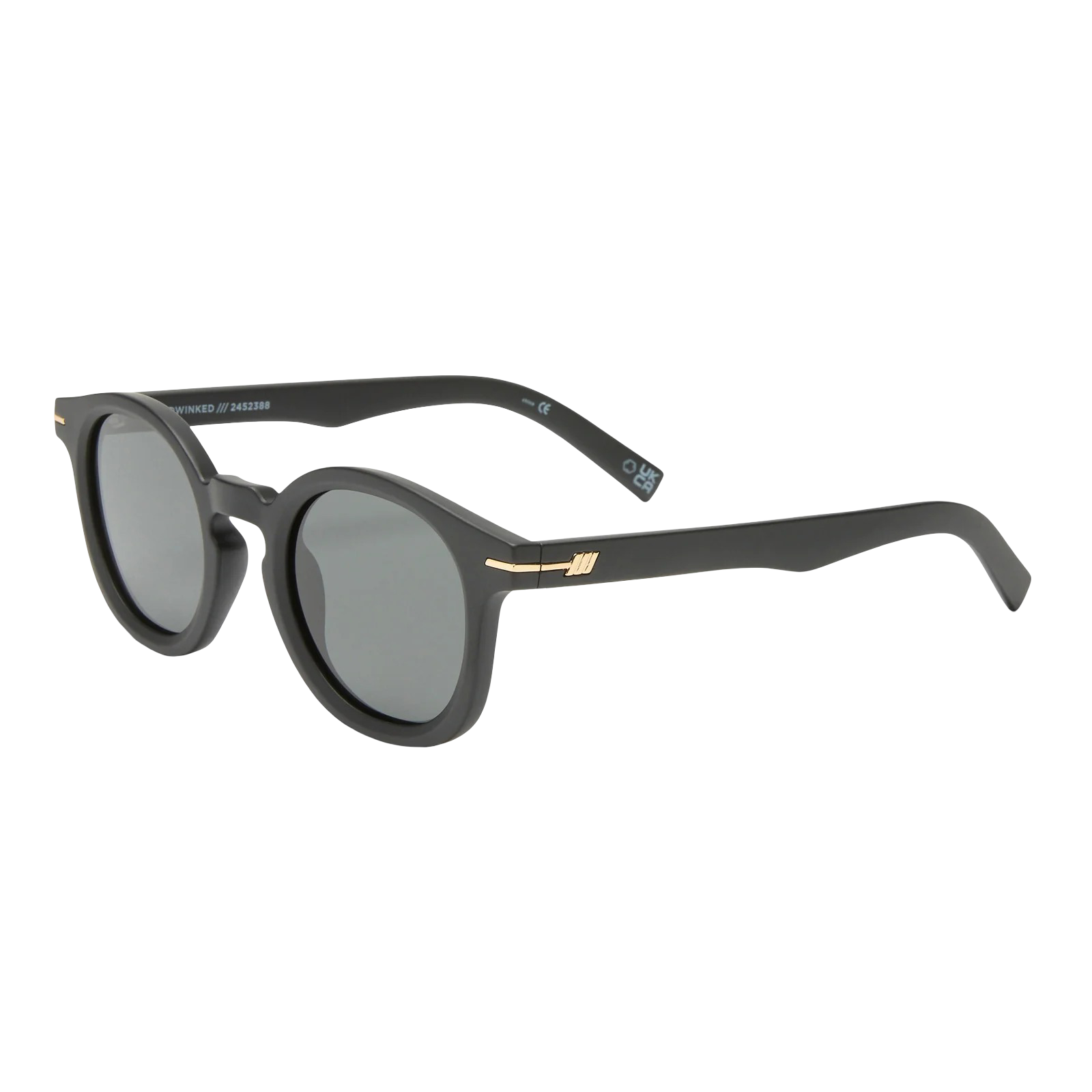 Hoodwinked - Matte Black/Smoke Mono *Polarized* Lens