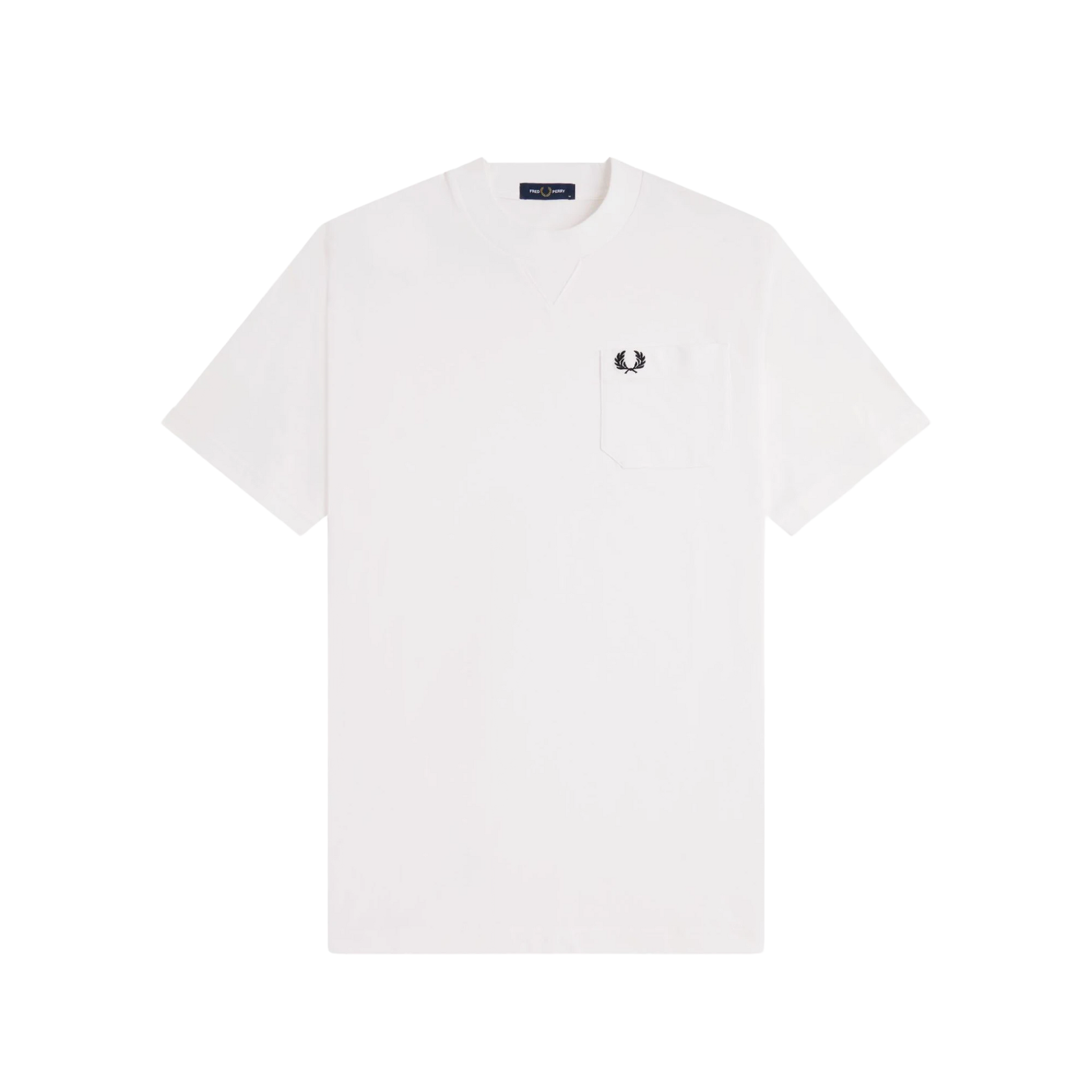Pocket Detail T-Shirt - Snow White