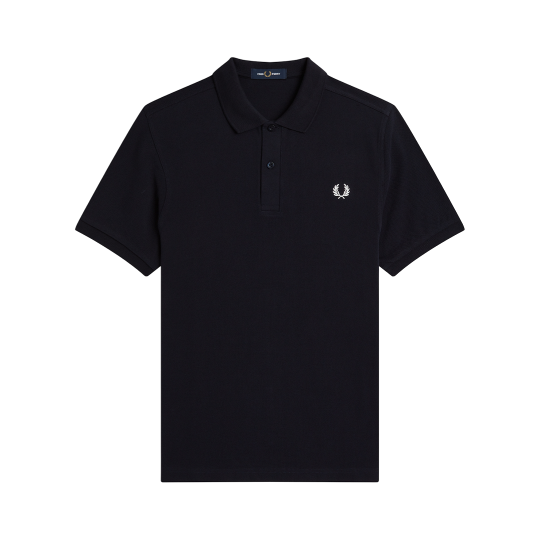 Plain Fred Perry Shirt - Navy