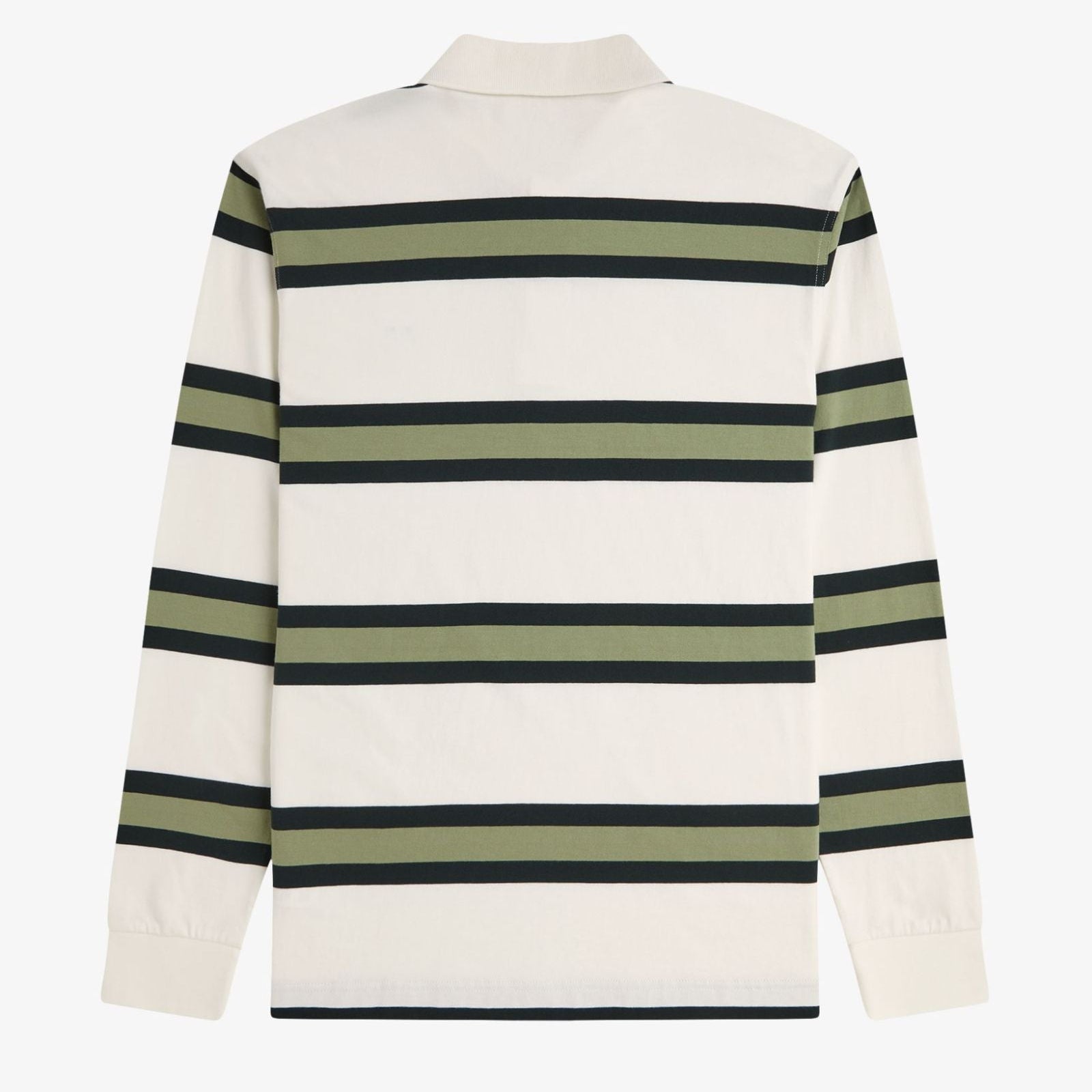 Jersey Stripe Polo Shirt - Light Ecru