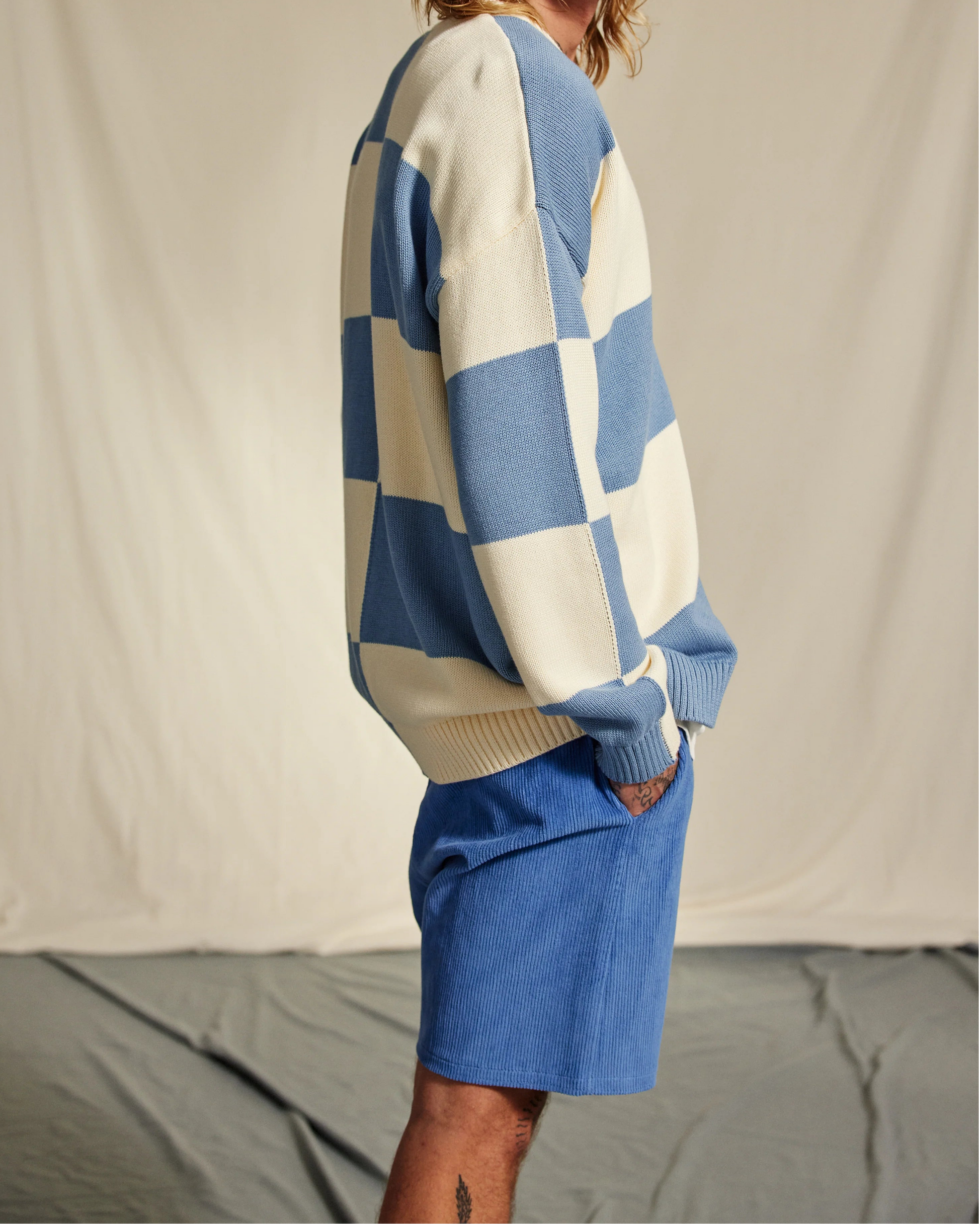 East Shorts Corderoy - Riviera Blue