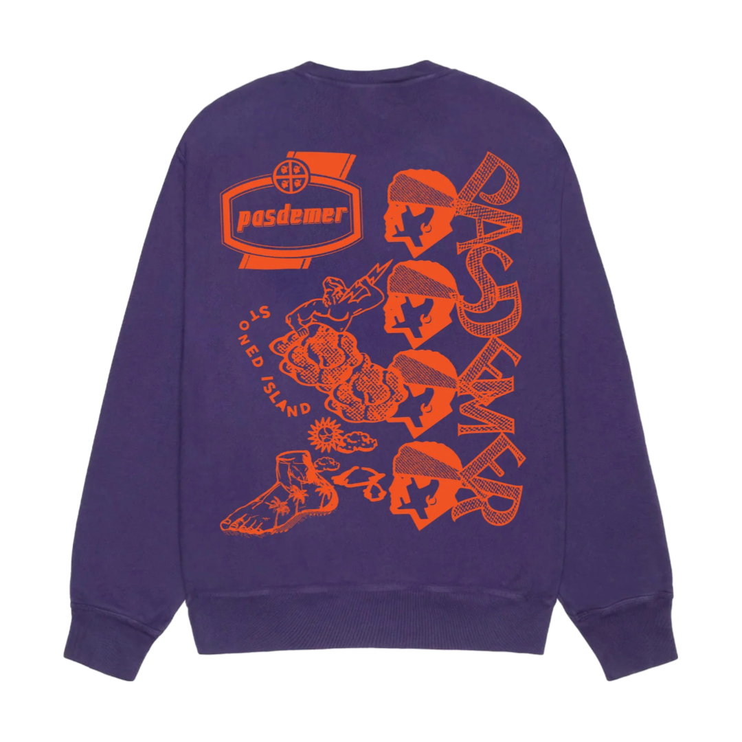Stoned Island Crewneck - Purple