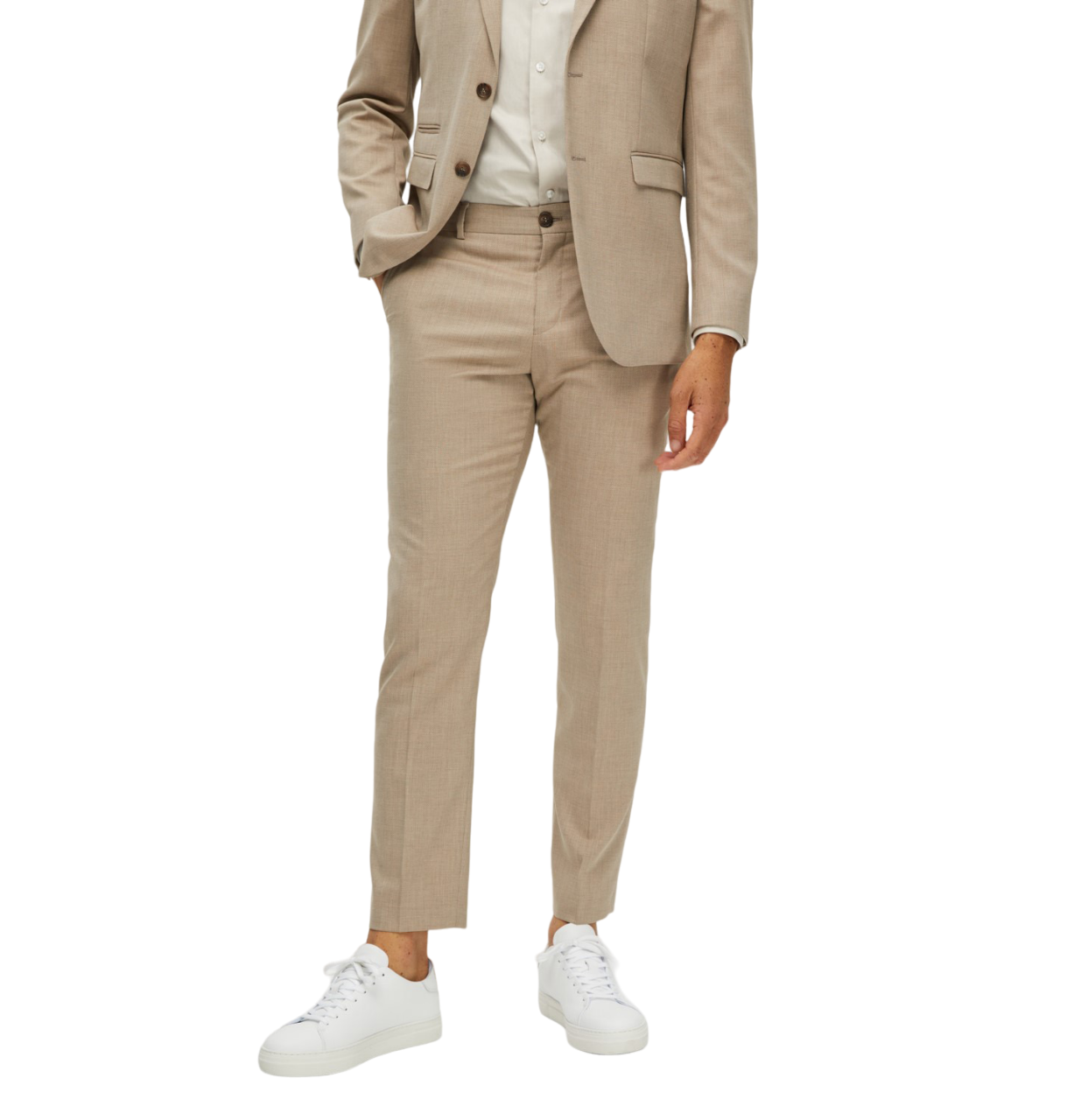 Slim Neil Trousers - Sand
