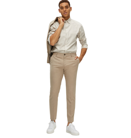 Slim Neil Trousers - Sand