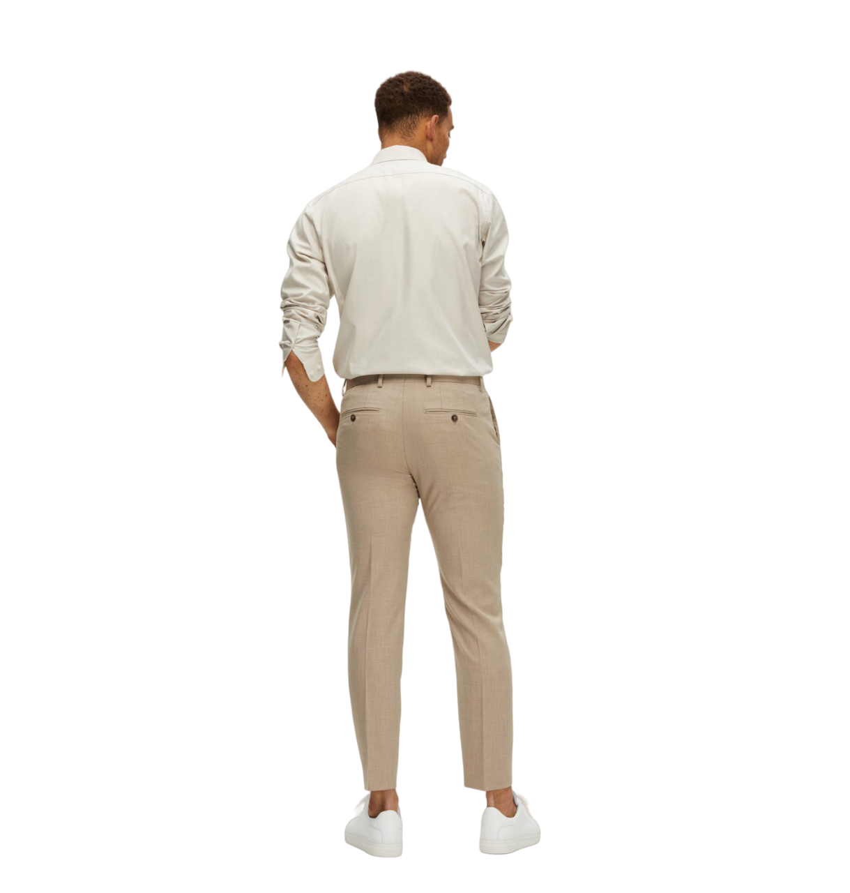 Slim Neil Trousers - Sand