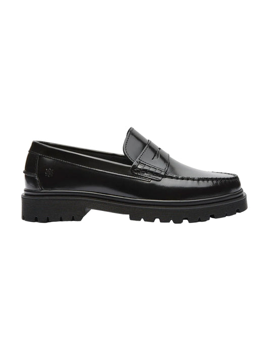 Austin - Black polido leather