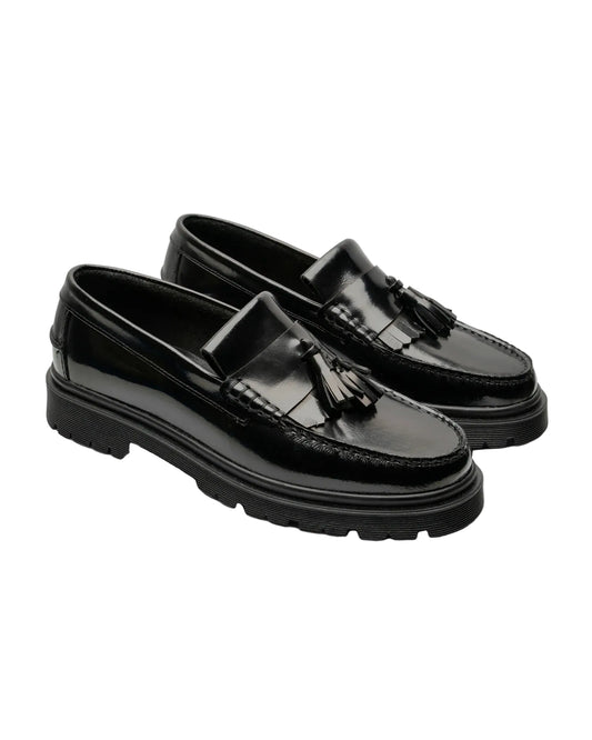 Florida - Black polido leather