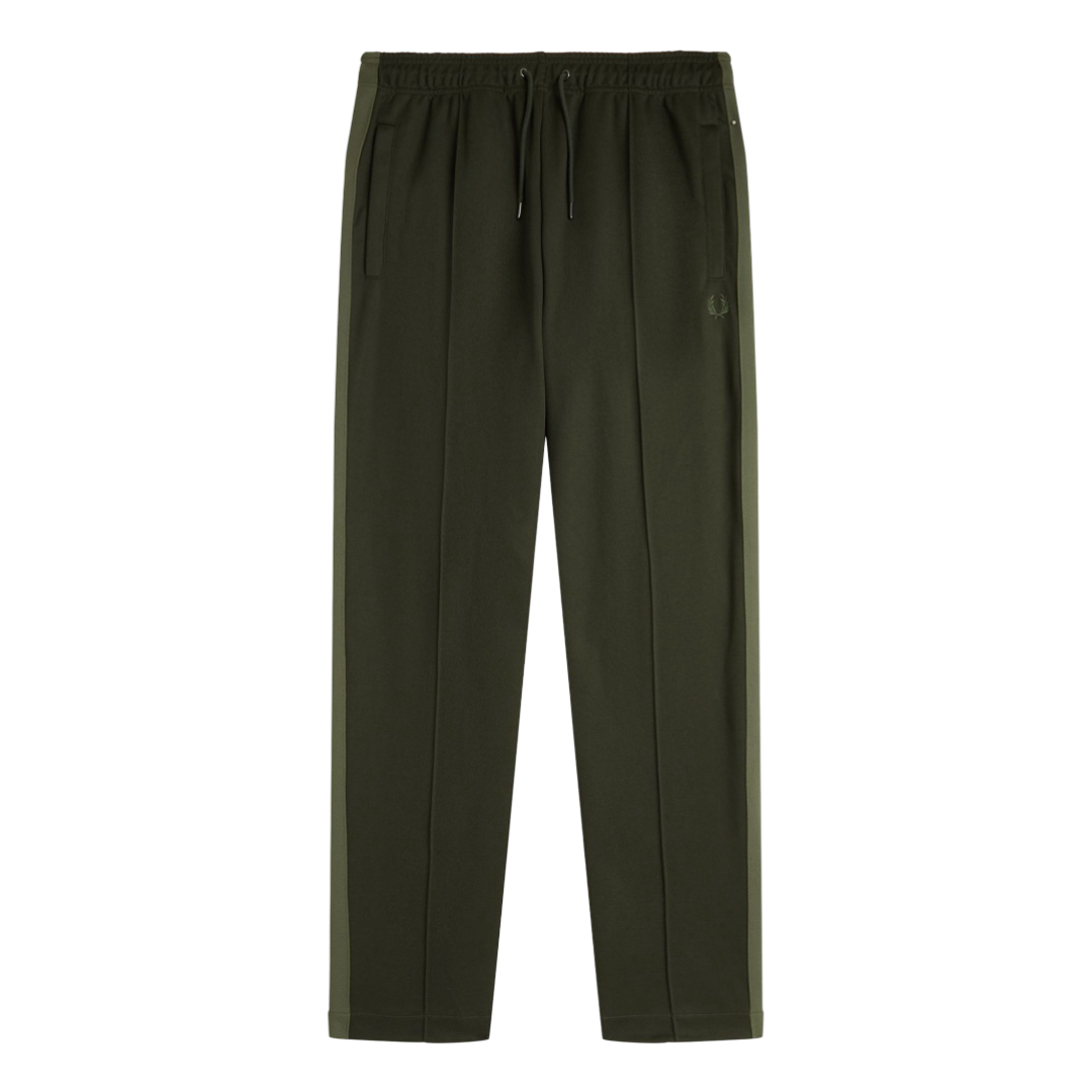 Tape Detail Track Pant - Hunting Green