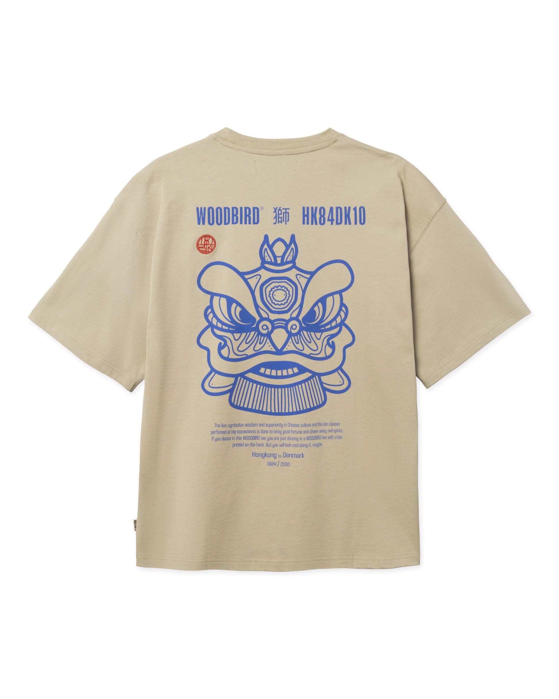 Beam Lion Tee - Stone