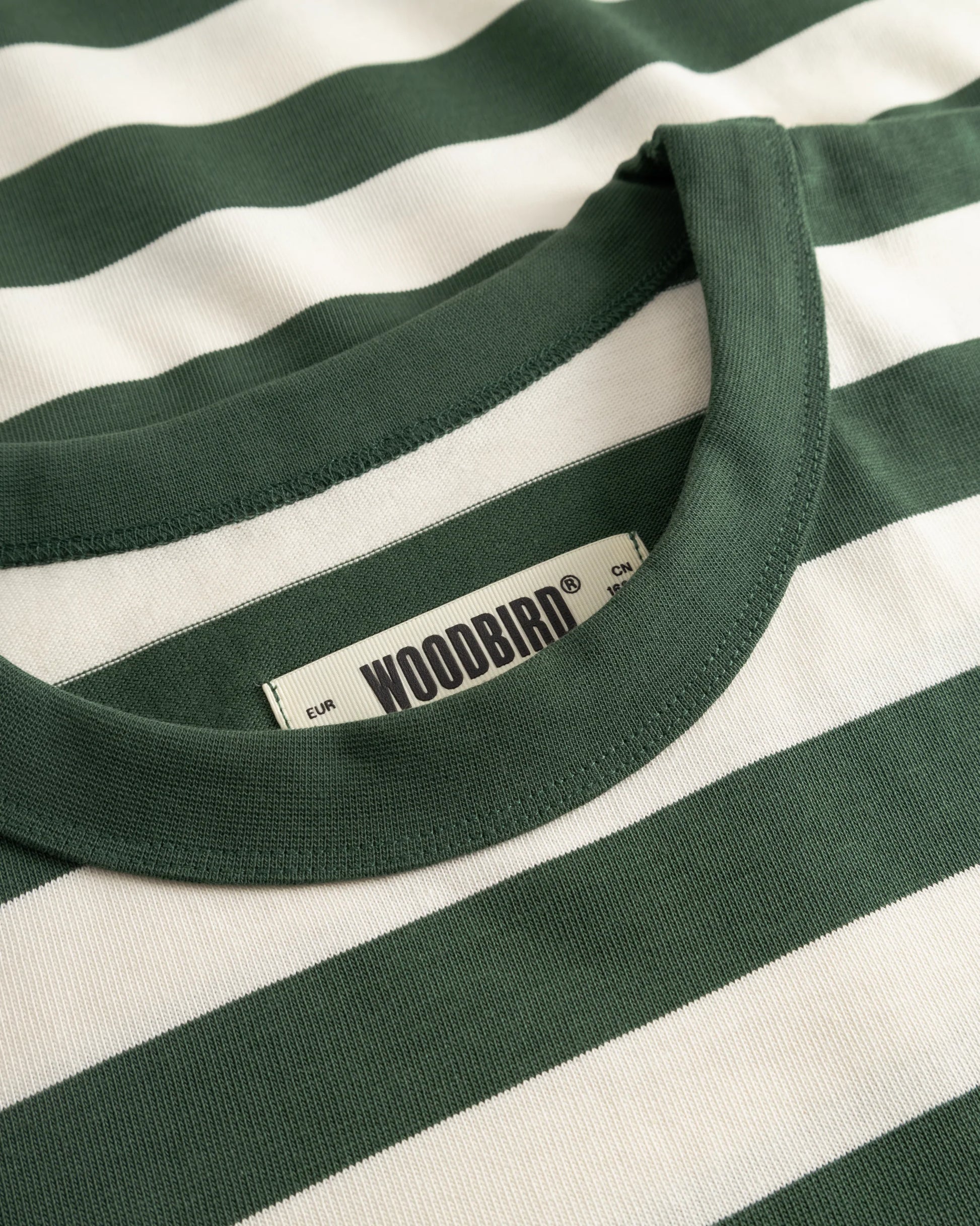 Beam Stripe Tee - Pine Green
