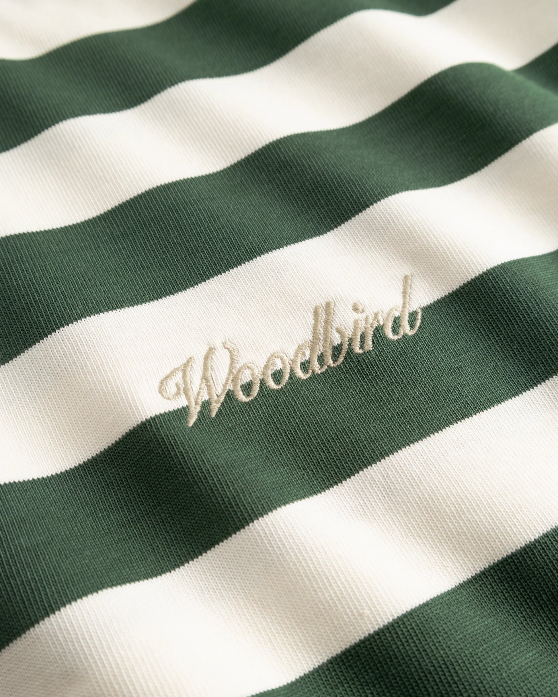 Beam Stripe Tee - Pine Green