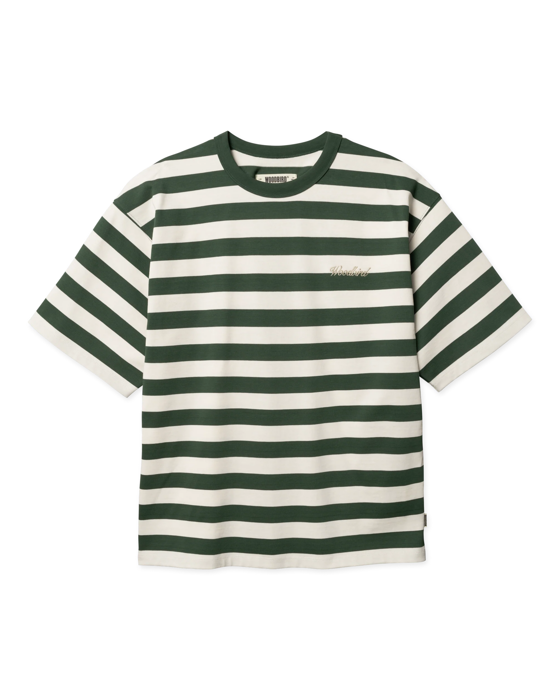 Beam Stripe Tee - Pine Green