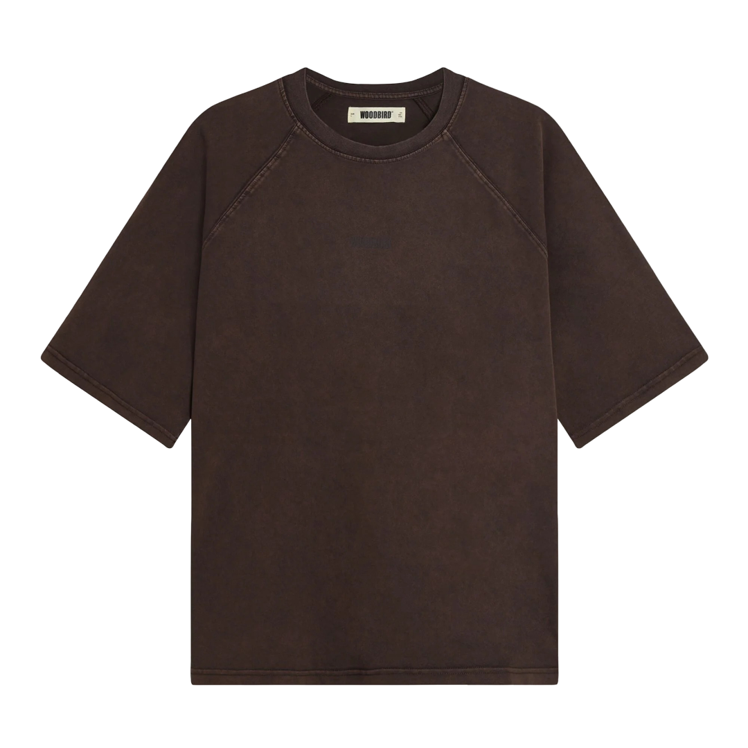 Blake Washed Logo Tee - Brown