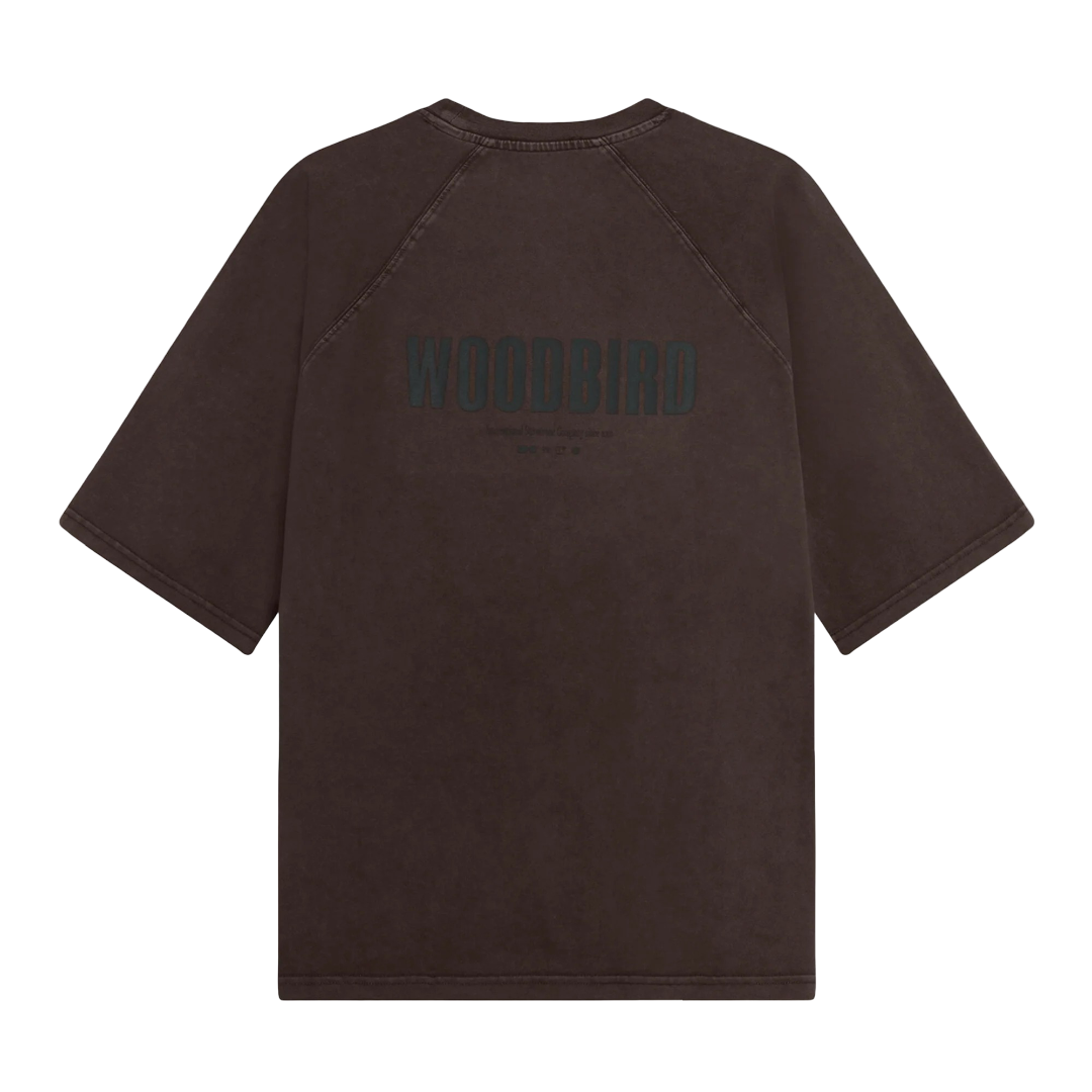Blake Washed Logo Tee - Brown