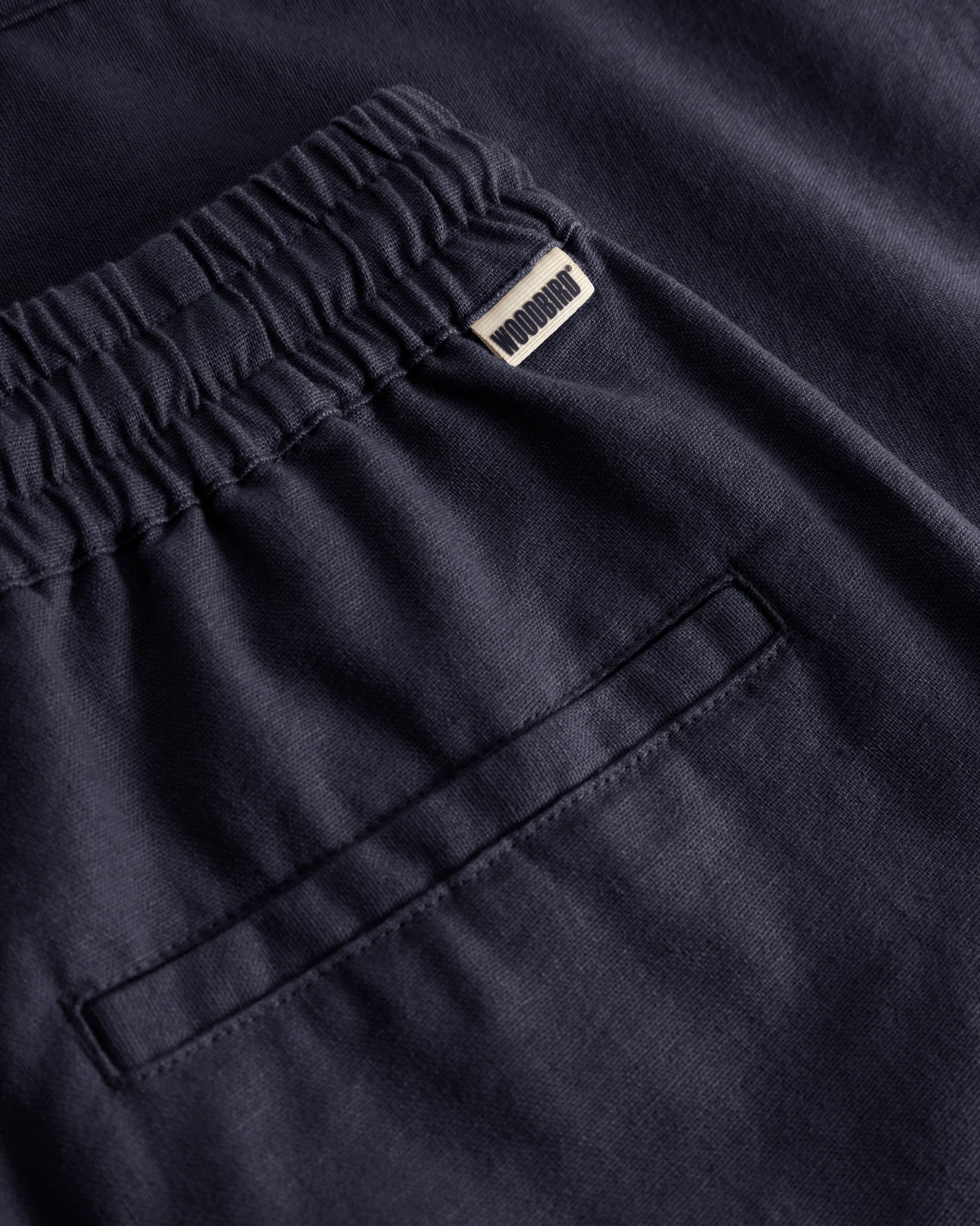 Bommy Linen Shorts - Navy