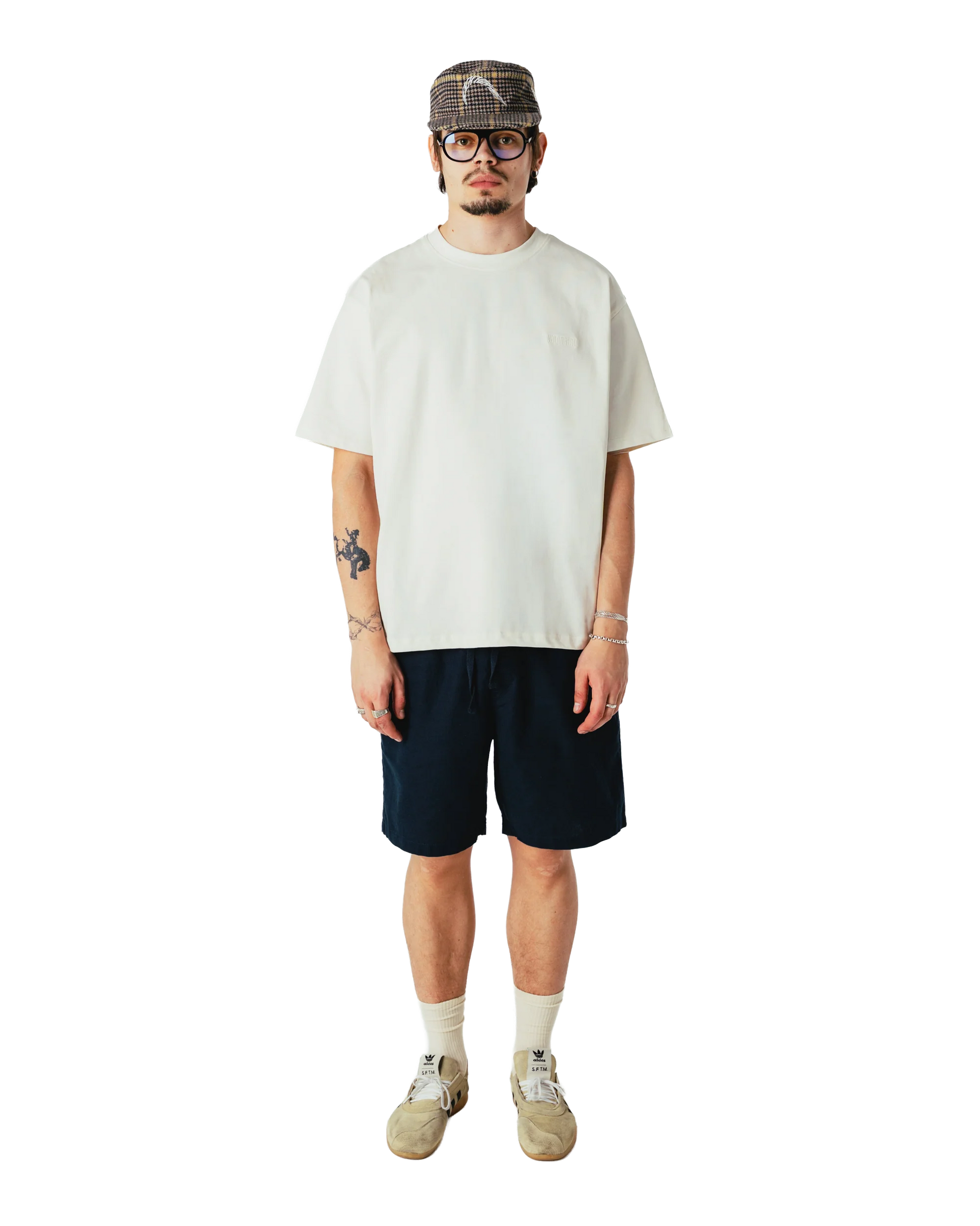 Bommy Linen Shorts - Navy