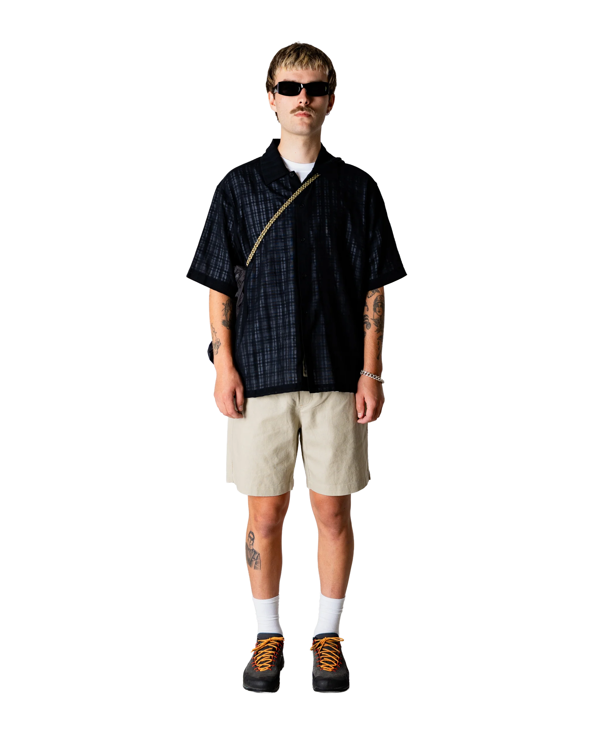 Bommy Linen Shorts - Stone