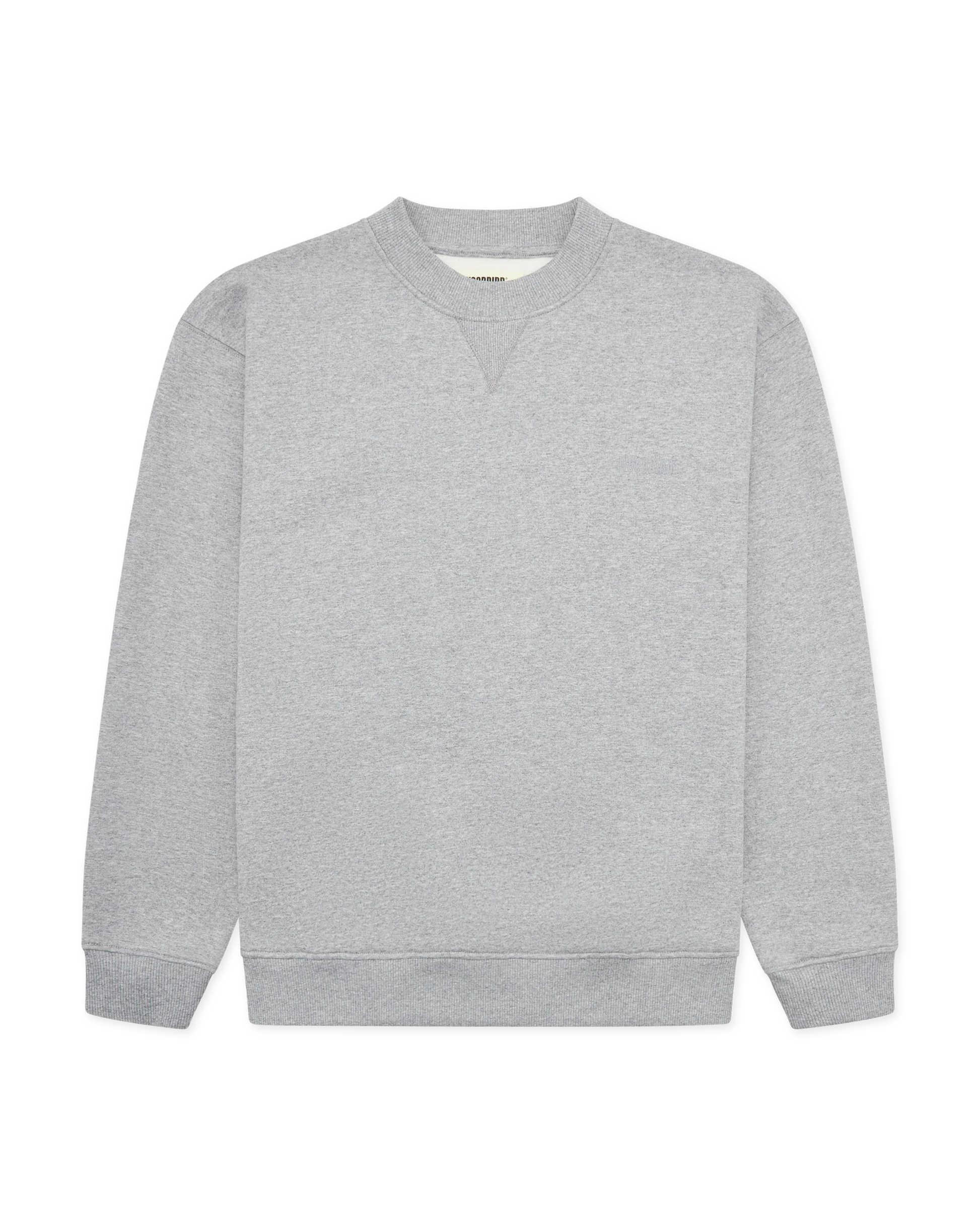 Cane Base Crew - Grey Melange