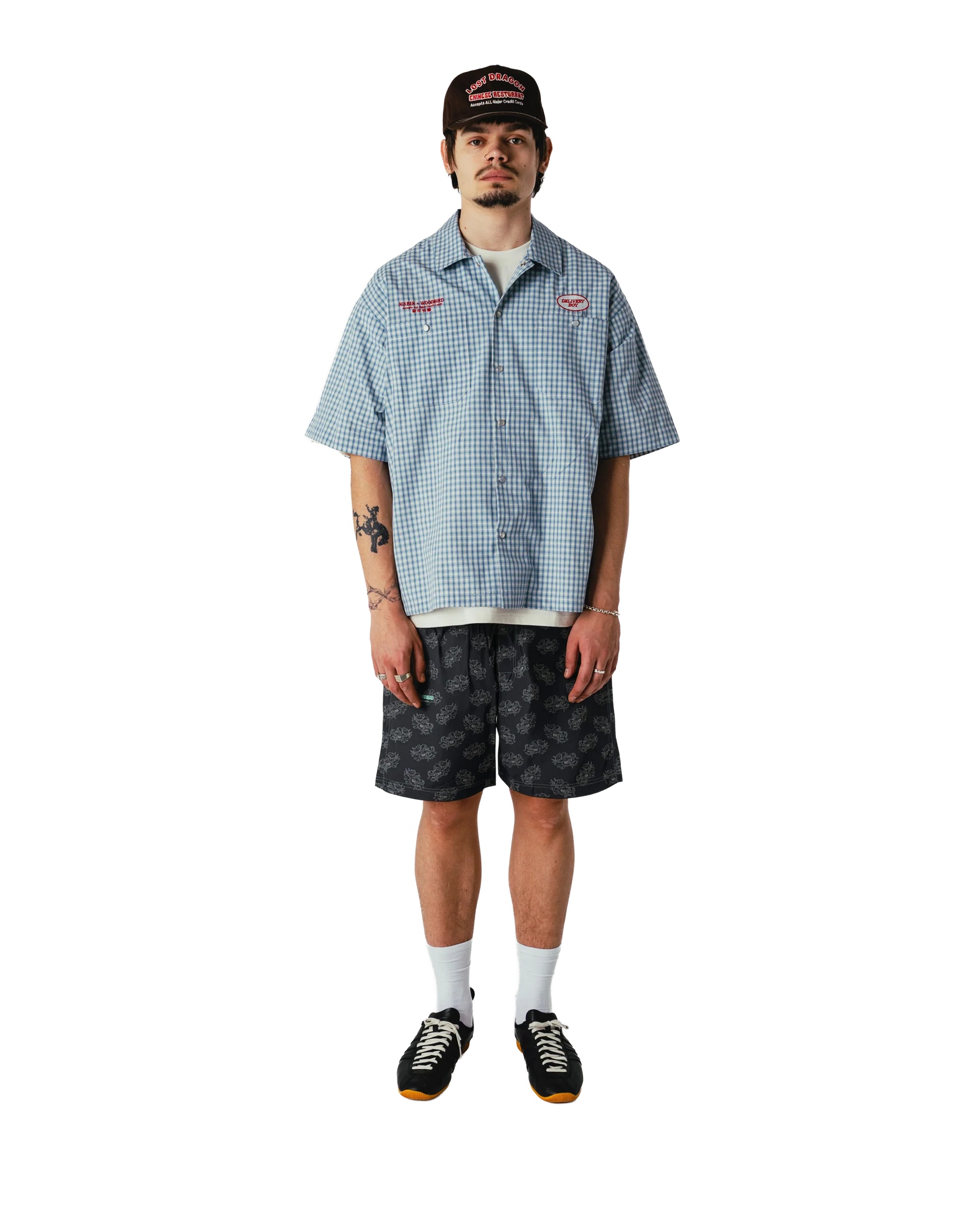 Dragon Shirt NIKBEN - Blue/White