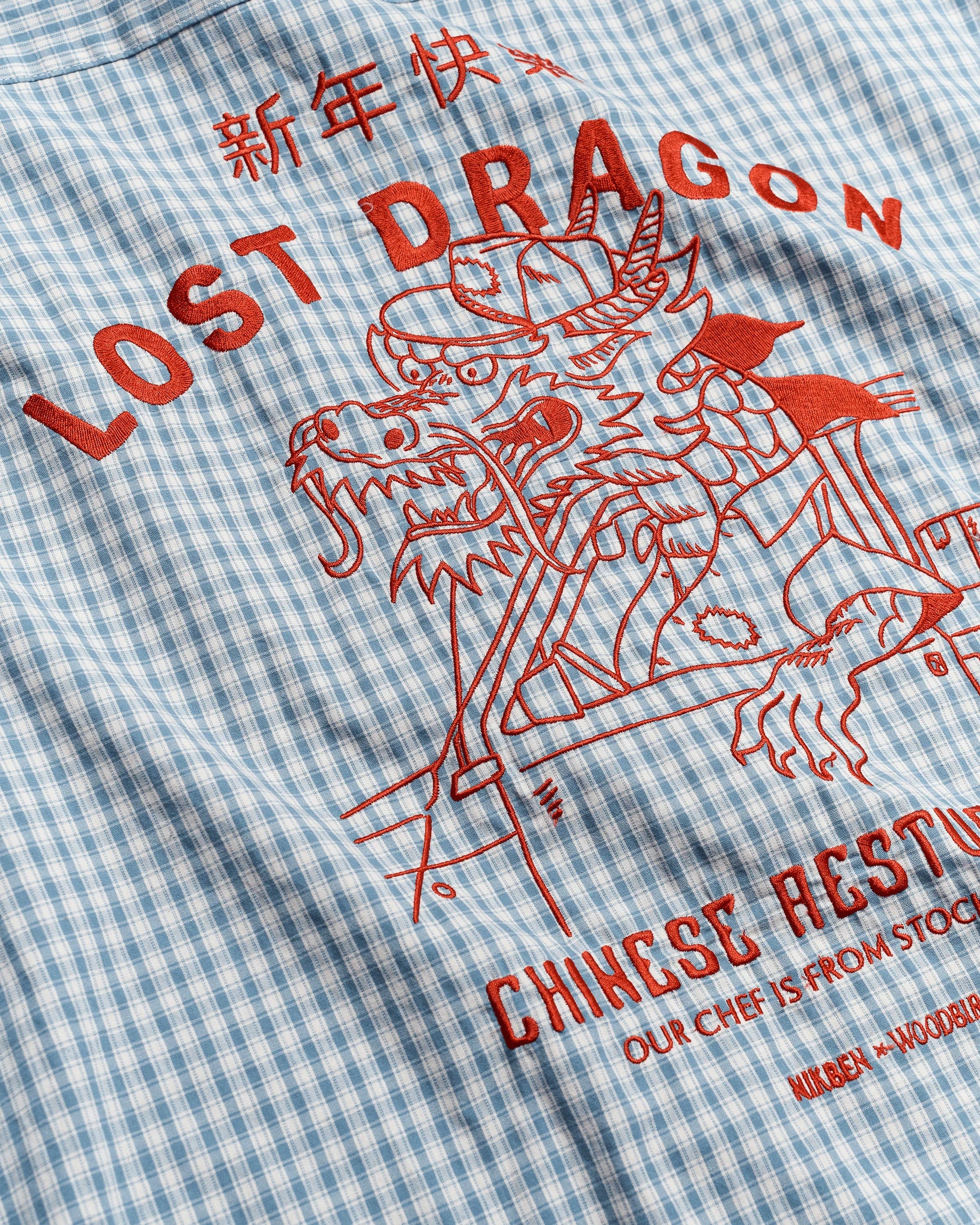 Dragon Shirt NIKBEN - Blue/White