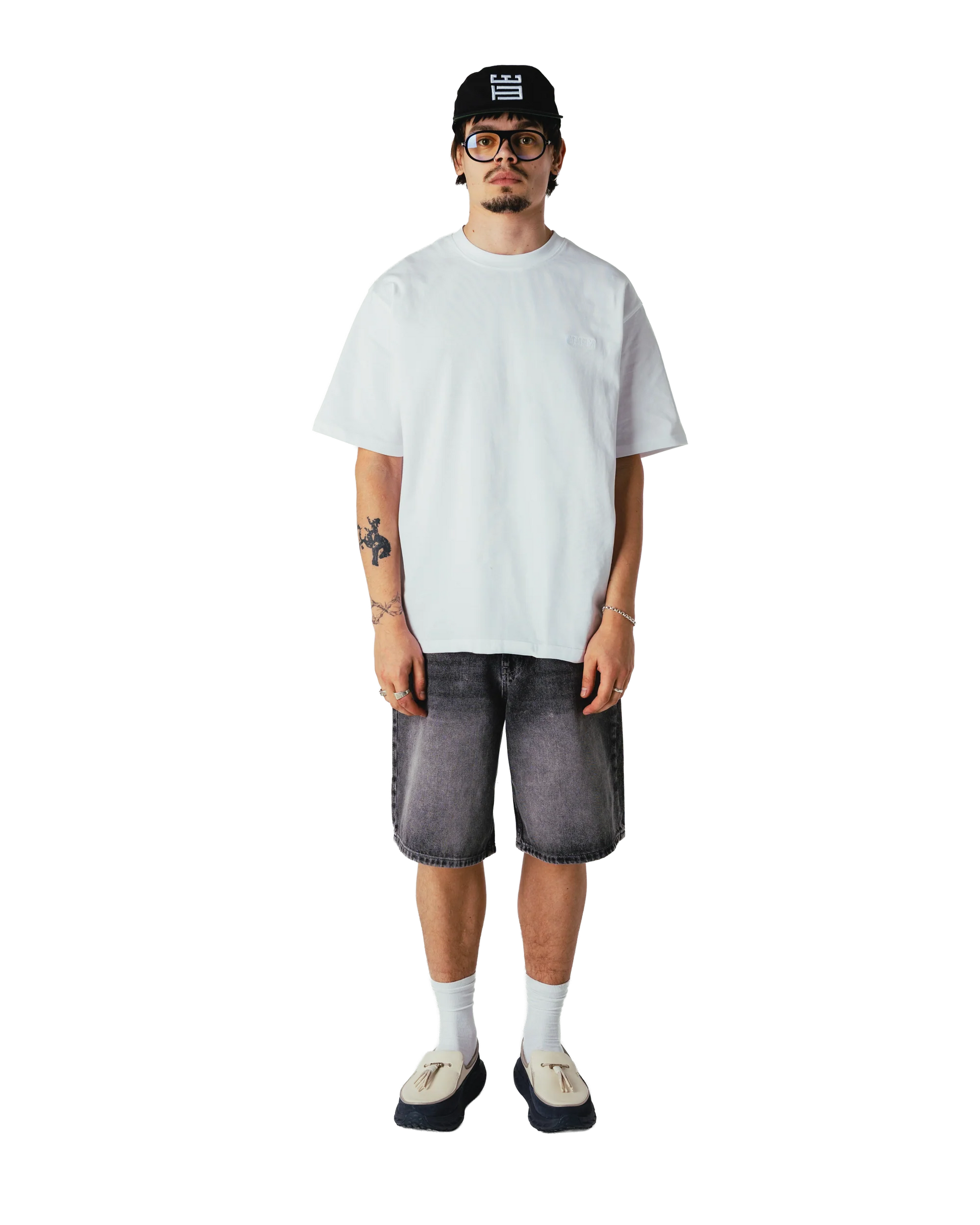Rami Grey Shorts - Washed Grey
