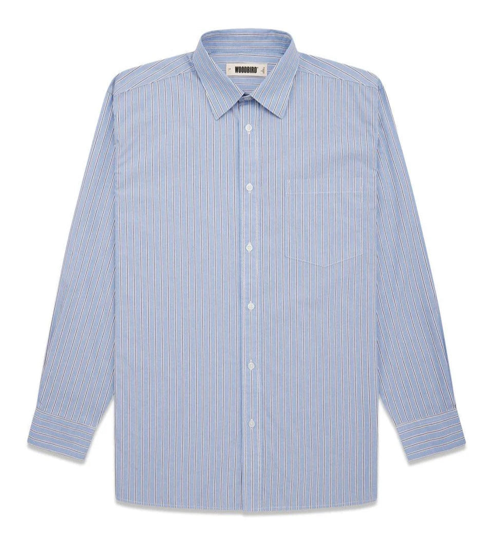 Yuzo Pins Shirt - Light Blue