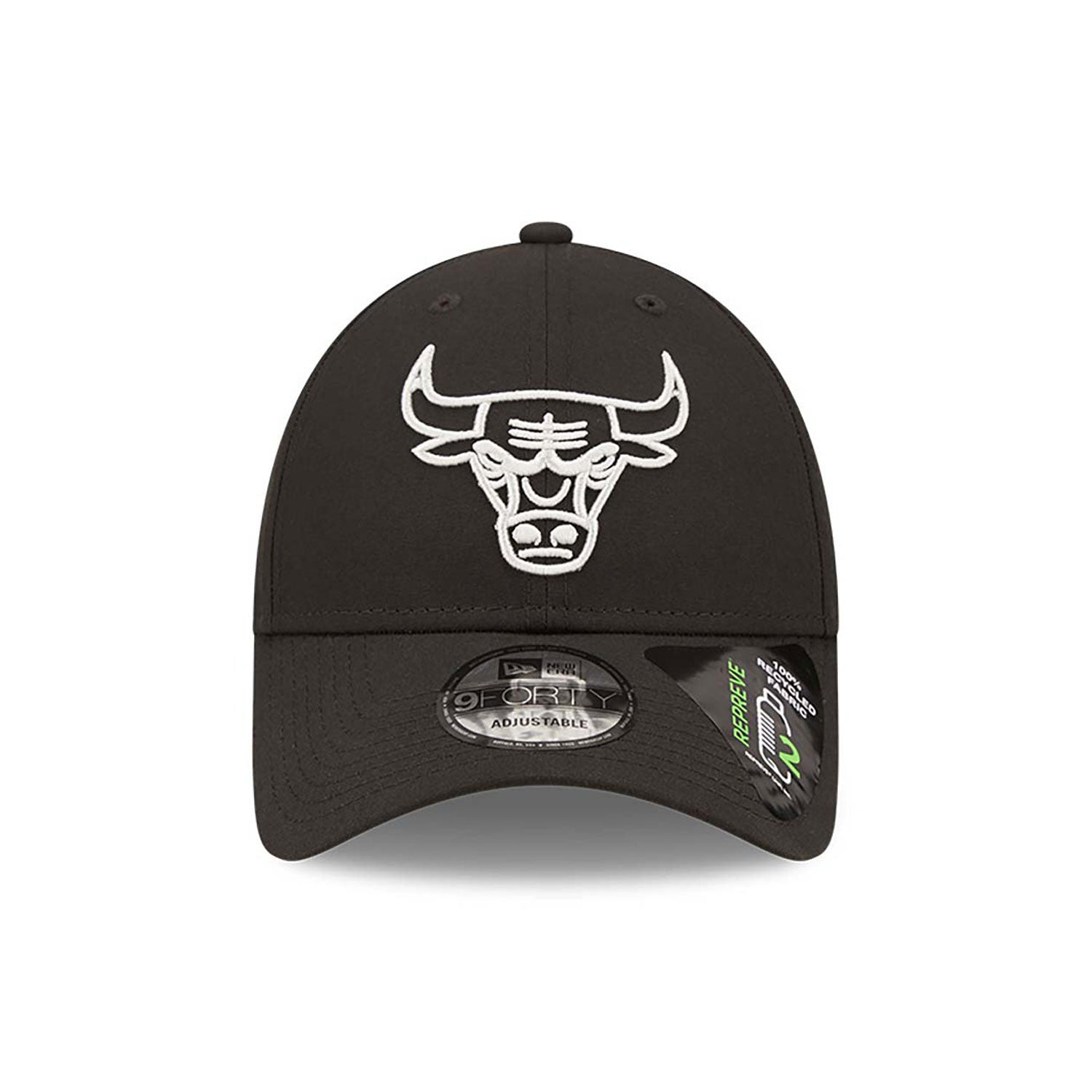 9Forty Repreve Monochrom - Chicago Bulls Black/Black
