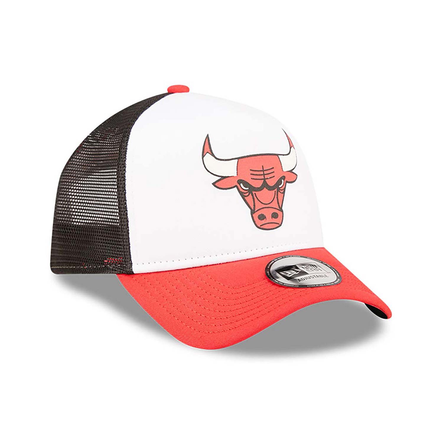 9Forty A-Frame Team Colour Black Trucker - Chicago Bulls White/Red/Black