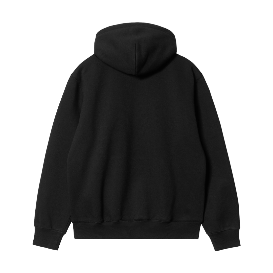 Hooded Carhartt Sweat - Black / White