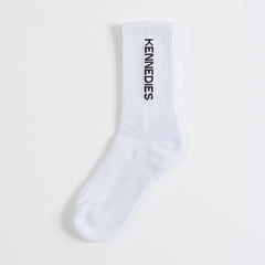Tripple socks - White/black Logo