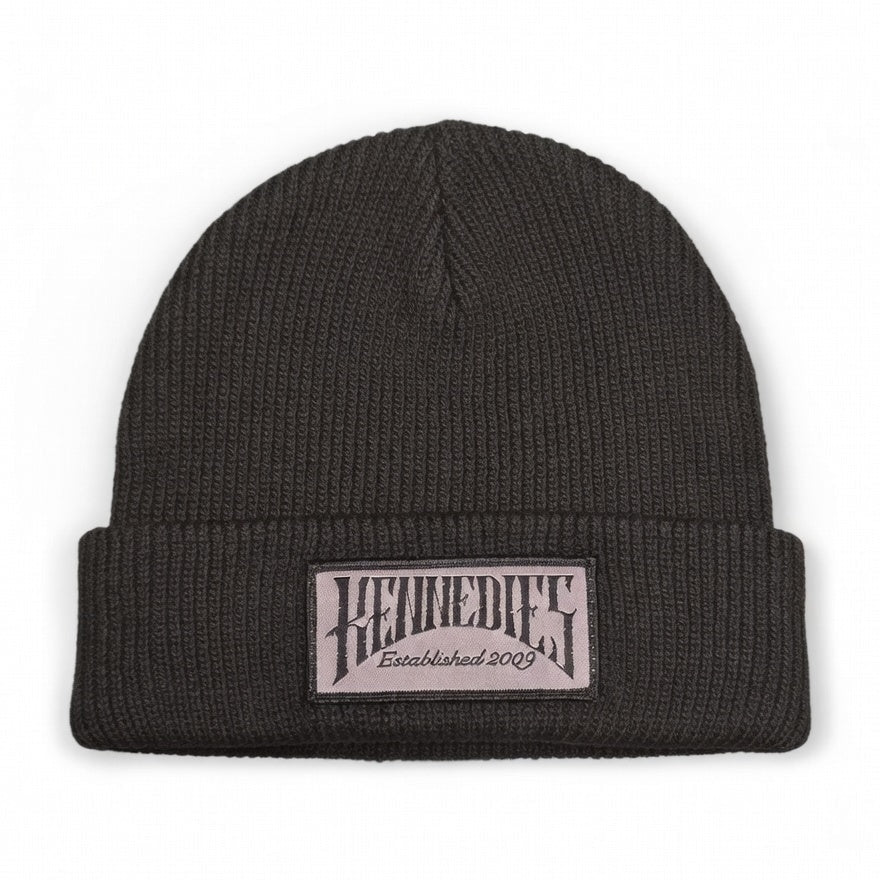 Beanie Type 1S Biker - Black/Dirt & Black patch