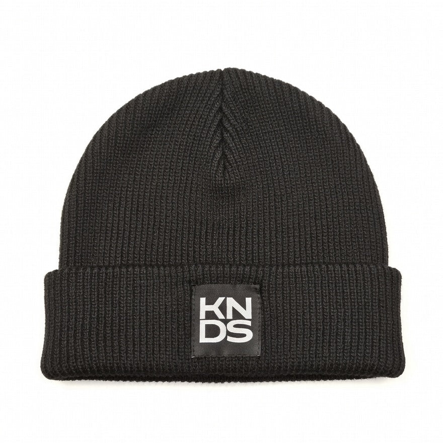 Beanie Type 1S Flag - Black/Black & White