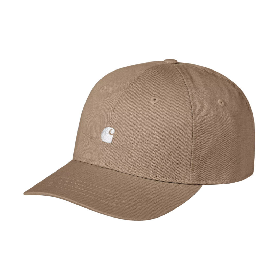 Madison Logo Cap - Leather/White