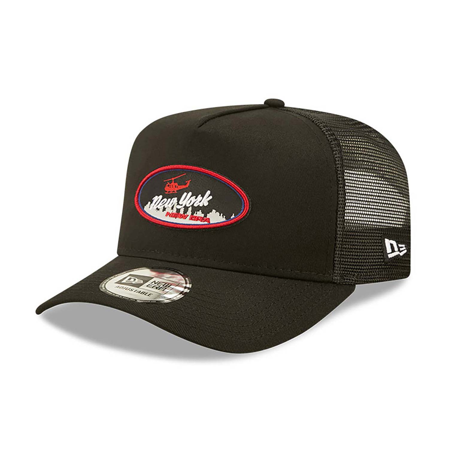 9Forty A-Frame Oval State Trucker Newera - Black/Pink