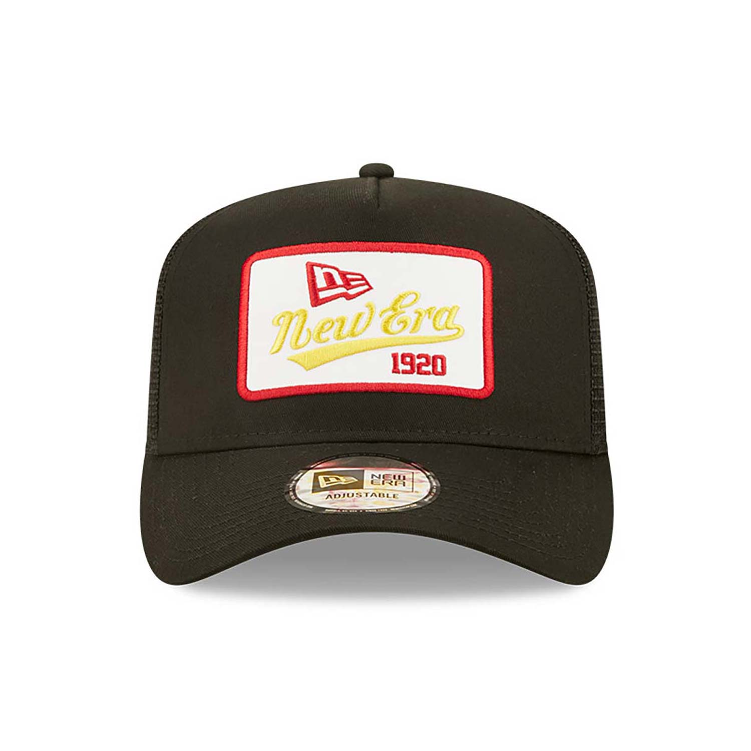 9Forty A-Frame State Patch Trucker Newera - Black/Yellow