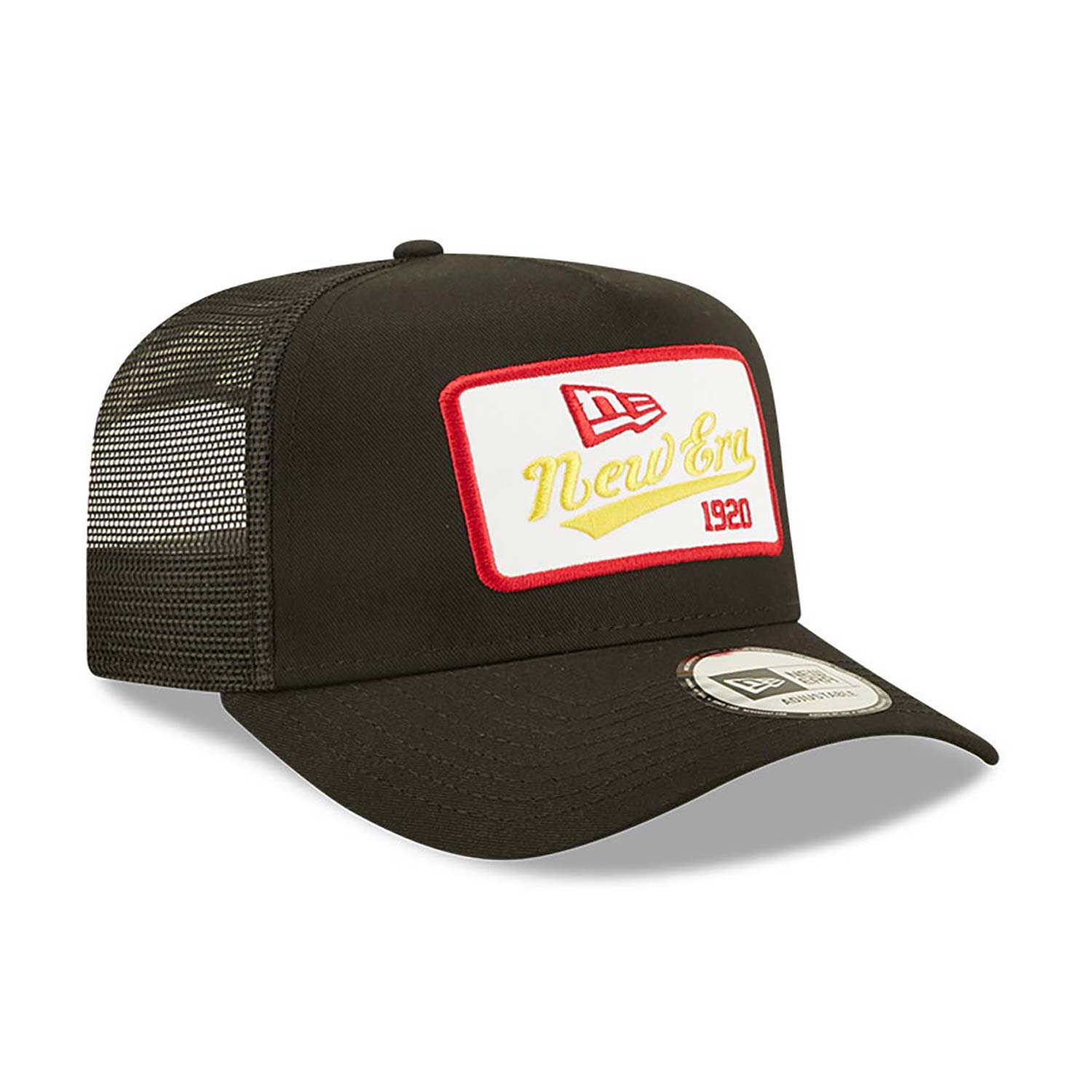 9Forty A-Frame State Patch Trucker Newera - Black/Yellow