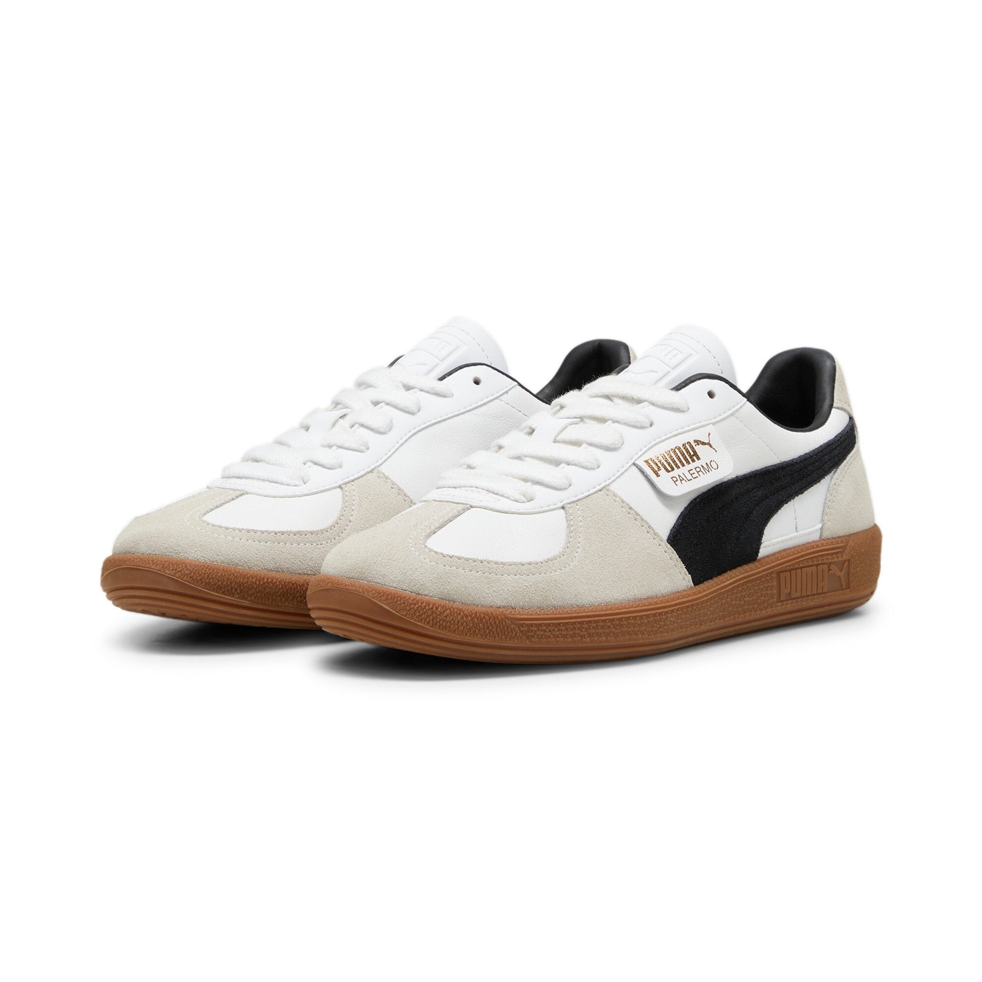Palermo Lth - White/Black
