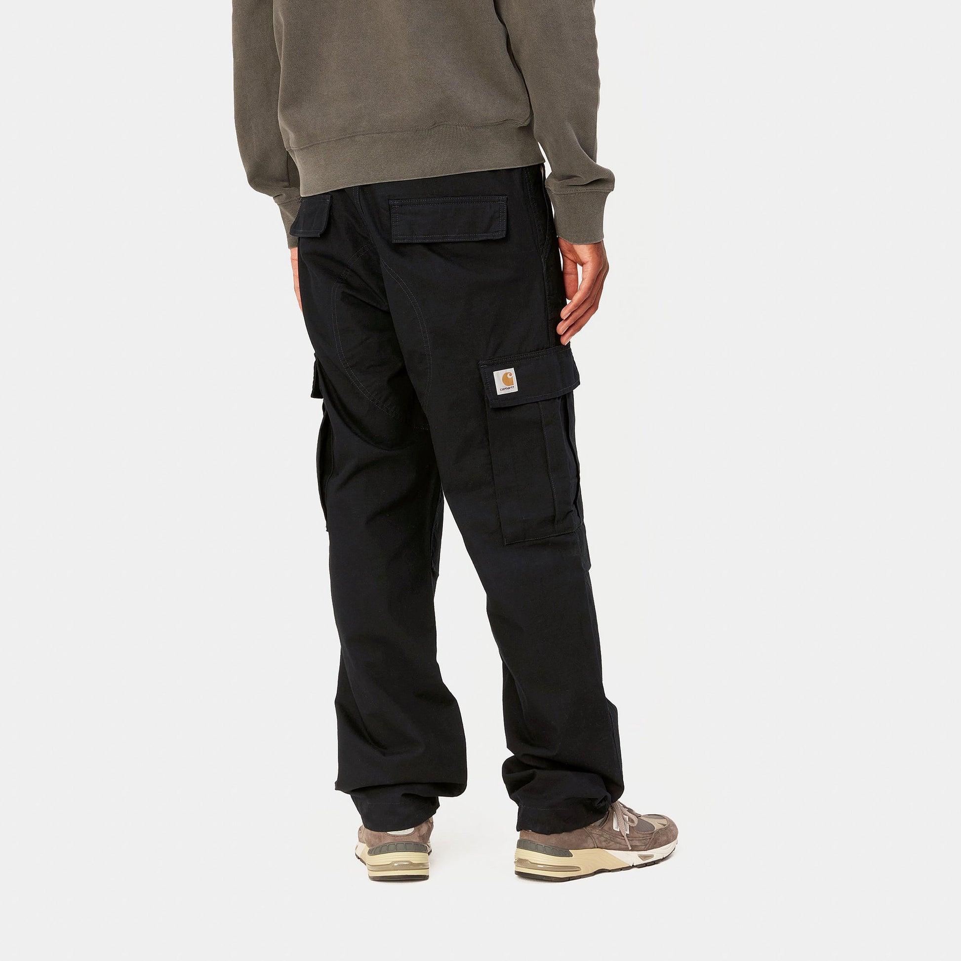 Regular Cargo Pant - Black rinsed